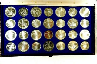 1976 Canada Commemorative Olympic Uncirculated 28 Coin SILVER Set 32.  81 ozt 4