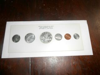 Canada/canadian Proof Like 1957 Coin Set In Holder