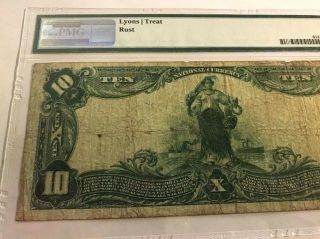 RARE 1902 RED S $10 McKeen National Bank Terre Haute,  Indiana PMG 15 Ch 7922 5