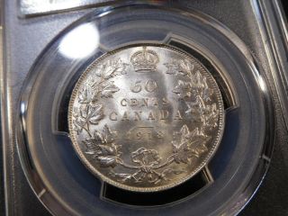 X82 Canada 1918 50 Cents PCGS MS - 64 2