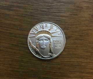 Platinum American Eagle $50 1/2 Oz Liberty Coin 1997
