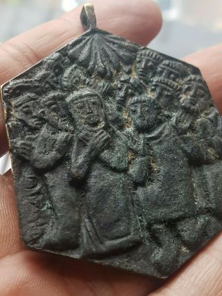 Ancient Byzantine mughal islamic coin sikh ranjit dev kushan indo greek medal 8