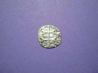 Medieval Crusades Templar Cross Silver Coin Ca.  12th - 14th Century Ad (gd 01)
