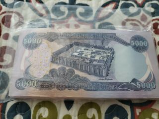 1 Million Iraqi Dinar Uncirculated 5 K Notes