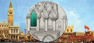 Palau 2013 $10 Tiffany Art 2013 - Venetian Gothic 2 Oz Silver Coin 4