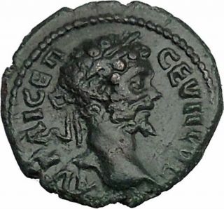 Septimius Severus 193ad Nicopolis Ad Istrum Homonia Ancient Roman Coin I44728