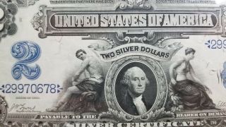 Series 1899 $2 Silver Certificate Pmg 55 Choice Fr 249 905 - 7