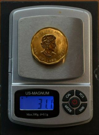 Canada RCM 2007 1 troy oz.  9999 fine gold maple leaf $200 coin (31.  1 Grams) 3