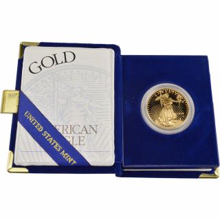 1999 - W American Gold Eagle Proof 1 Oz $50 In Ogp