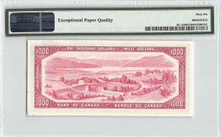 Canada 1954 BC - 44d PMG Gem UNC 66 EPQ 1000 Dollars (Lawson - Bouey) 2
