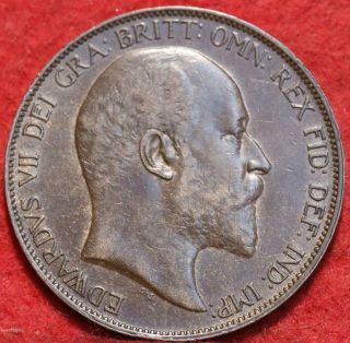 1906 Great Britain 1 Penny Foreign Coin