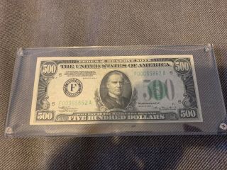 $500 Bill Series Of 1934 A