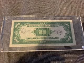 $500 Bill Series of 1934 A 2
