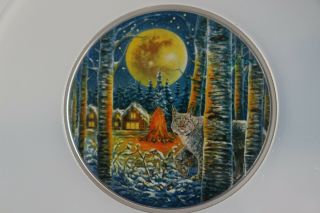 2017 Canada S$30 2 Oz Silver Animals In The Moonlight Lynx NGC PF70 Glow In Dark 5