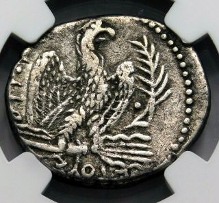 NGC VF.  Nero (AD 54 - 68) Stunning Tetradrachm.  Ancient Roman Silver Coin. 2