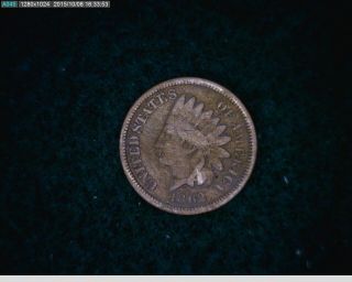 1862 1c Indian Head Cent Old Penny (23s130)
