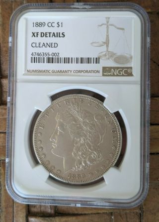 1889 Cc Morgan Silver Dollar Ngc Xf Details