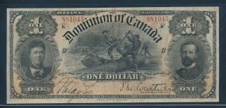 Canada Dc - 13b $1 1898 Dominion Of Canada (vf, ) Hw4808