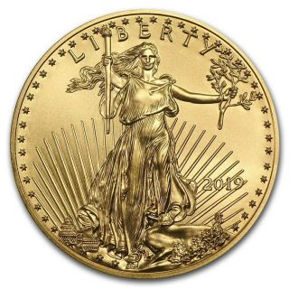 2019 1 Oz Gold American Eagle Bu - Sku 181871