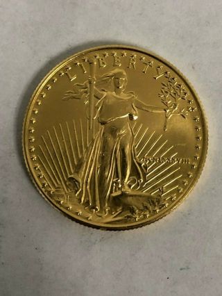 1988 Gold American Eagle $25 1/2 0.  5 Oz Bullion Coin Sku 1