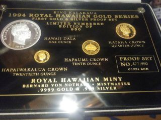 King Kalakaua 1994 Royal Hawaiian Gold Series Limited Edition