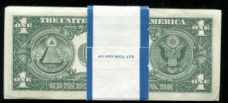 (98) CONSECUTIVE 1969 $1 FRN FEDERAL RESERVE NOTES GEM UNCIRCULATED 2