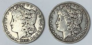 1882 1883 1890 1891 CC Morgan Silver Dollar.  14 Coins.  Estate Liquidation 3