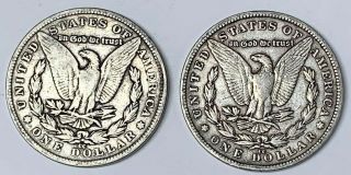 1882 1883 1890 1891 CC Morgan Silver Dollar.  14 Coins.  Estate Liquidation 4