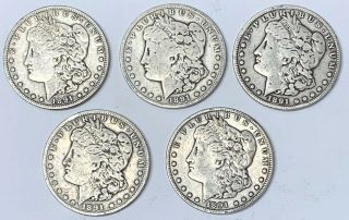 1882 1883 1890 1891 CC Morgan Silver Dollar.  14 Coins.  Estate Liquidation 9