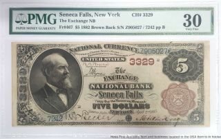 3329 Fr 467 Exchange National Bank Of Seneca Falls