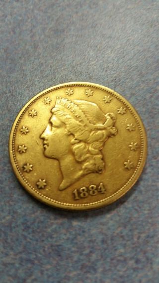 1884 S $20 Liberty Gold Eagle