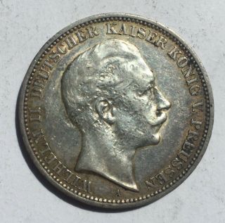 Germany Silver 3 Mark 1911