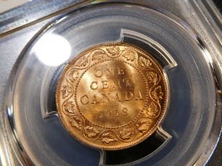 W26 Canada 1918 Large Cent PCGS MS - 65 FULL RED EXTREMELY RARE 2