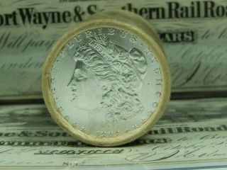 $20 Bu Morgan Roll Unc Silver Dollar 1893 & Cc Morgan Dollar Ends Pre 21 17