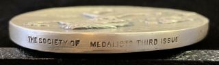 1931 Society of Medalists 3 SILVER Rain Medal Hermon MacNeil ONLY 25 ISSUED 7
