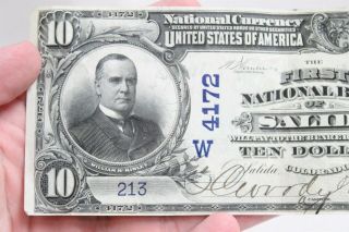 RARE National Currency First National Bank Salida 10 Dollar 1909 Bill 2