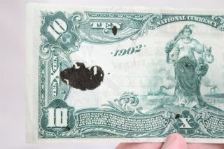 RARE National Currency First National Bank Salida 10 Dollar 1909 Bill 6