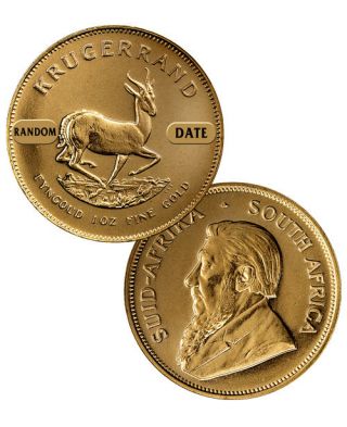 Random Date South Africa 1 Oz Gold Krugerrand Coin Sku26054