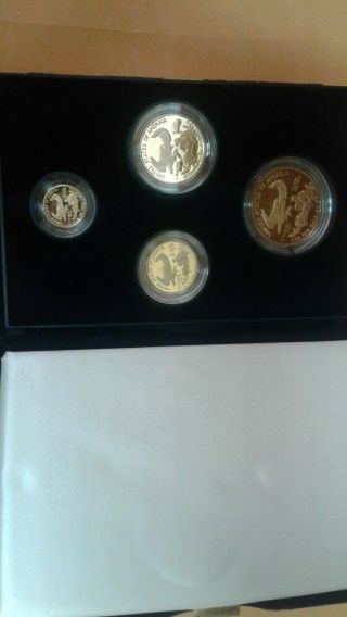 2004 American Eagle Gold Bullion Four Coin Proof Set w/Original US Package 2