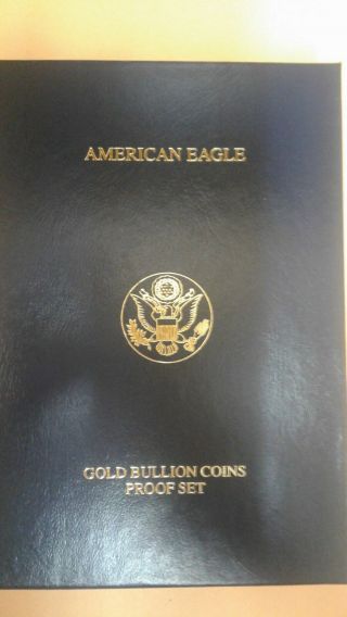 2004 American Eagle Gold Bullion Four Coin Proof Set w/Original US Package 5
