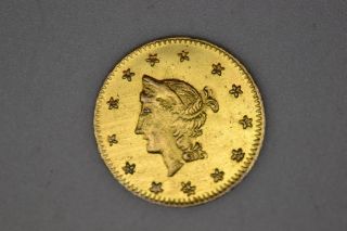 " 1863 " 50c Round Liberty 25 Cents,  Bg - 1305,  High R.  7,  Bu.