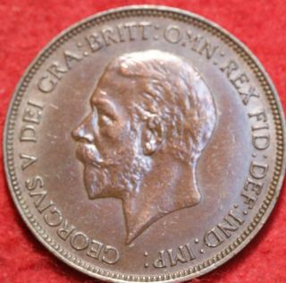 1932 Great Britain 1 Penny Foreign Coin