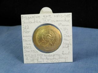 Ancient Byzantine Coin 1042 - 55 Constantine Ix Histamenon Gold Constantinople Vf