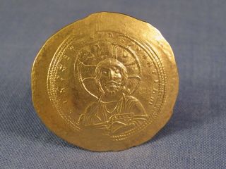 ANCIENT BYZANTINE COIN 1042 - 55 CONSTANTINE IX HISTAMENON GOLD CONSTANTINOPLE VF 2