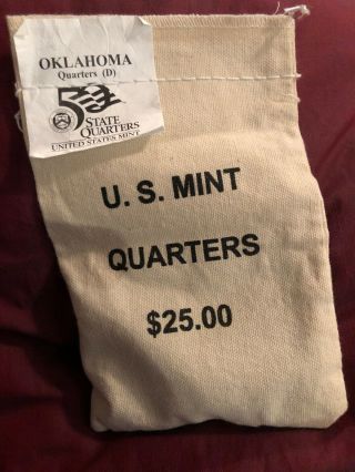 Us State Quarters Bag Oklahoma (d)