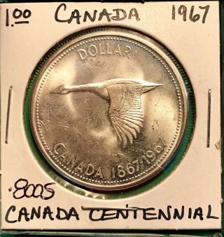 6 - 1962 63 64 65 66 67 Canadian Silver Dollars Estate Never Been Graded