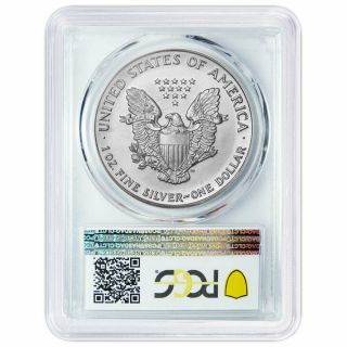 1995 $1 American Silver Eagle PCGS MS70 Blue Label 2