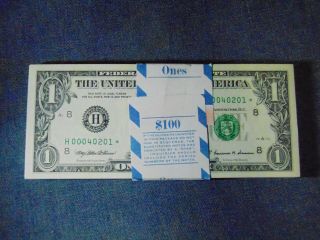 1999 ✯star Notes✯ $1 Bill Crisp,  Consecutive,  Unc,  20 Years Old,  100 Of Them