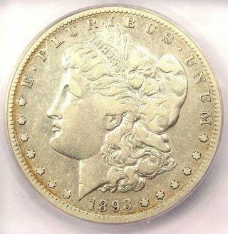 1893 - S Morgan Silver Dollar $1 - Certified Icg F12 - Rare Coin - $4,  250 Value