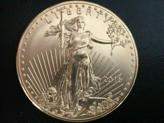Set of Four 1 oz Gold American Eagle $50 Coins BU (2016) 5